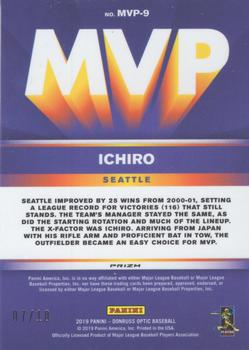 2019 Donruss Optic - MVP Gold #MVP-9 Ichiro Back