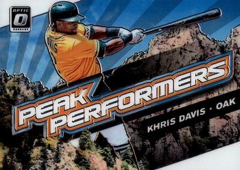 2019 Donruss Optic - Peak Performers #PP-10 Khris Davis Front