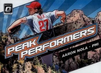 2019 Donruss Optic - Peak Performers #PP-11 Aaron Nola Front