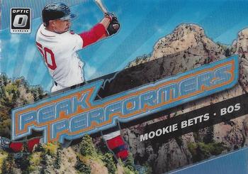 2019 Donruss Optic - Peak Performers Holo #PP-3 Mookie Betts Front