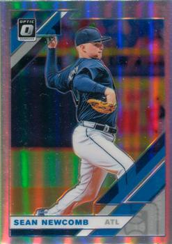 2019 Donruss Optic - Holo #117 Sean Newcomb Front