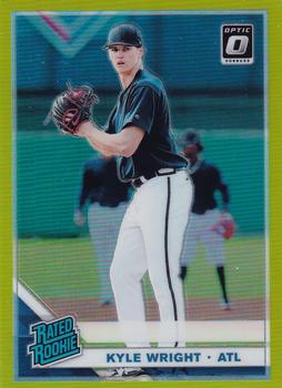 2019 Donruss Optic - Lime Green #44 Kyle Wright Front