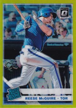 2019 Donruss Optic - Lime Green #55 Reese McGuire Front