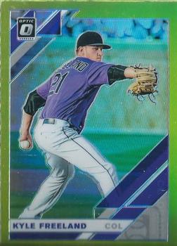 2019 Donruss Optic - Lime Green #126 Kyle Freeland Front