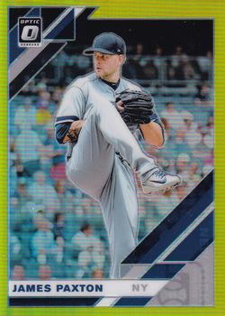 2019 Donruss Optic - Lime Green #161 James Paxton Front