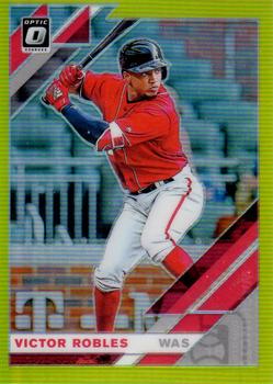 2019 Donruss Optic - Lime Green #174 Victor Robles Front