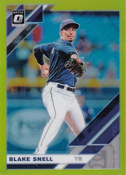 2019 Donruss Optic - Lime Green #181 Blake Snell Front