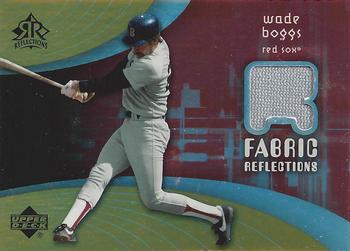 2005 Upper Deck Reflections - Fabric Jersey #FR-WB Wade Boggs Front