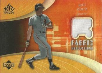 2005 Upper Deck Reflections - Fabric Jersey #FR-WC Will Clark Front