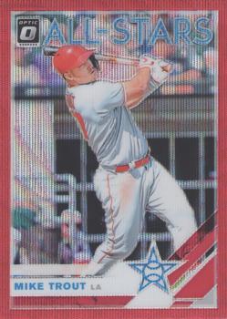 2019 Donruss Optic - Red Wave #100 Mike Trout Front