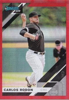 2019 Donruss Optic - Red Wave #142 Carlos Rodon Front