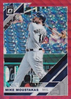 2019 Donruss Optic - Red Wave #186 Mike Moustakas Front