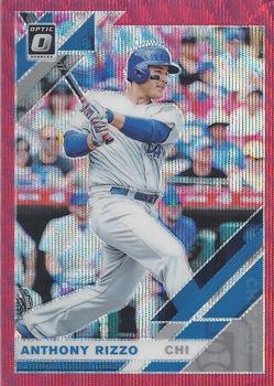 2019 Donruss Optic - Red Wave #187 Anthony Rizzo Front