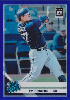 2019 Donruss Optic - Blue #58 Ty France Front