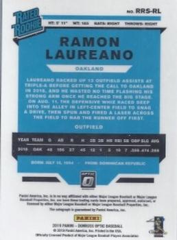 2019 Donruss Optic - Rated Rookie Signatures #RRS-RL Ramon Laureano Back