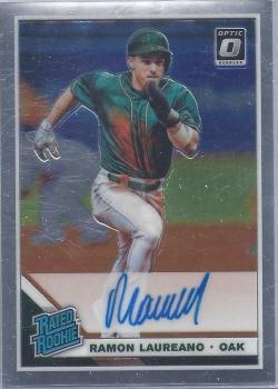 2019 Donruss Optic - Rated Rookie Signatures #RRS-RL Ramon Laureano Front