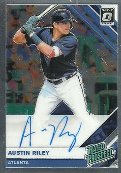 2019 Donruss Optic - Rated Prospects Signatures #RPS-AR Austin Riley Front