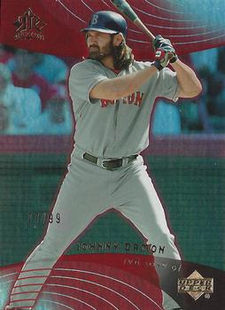 2005 Upper Deck Reflections - Red #4 Johnny Damon Front