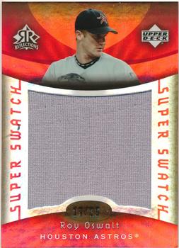 2005 Upper Deck Reflections - Super Swatch Red #SS-RO Roy Oswalt Front