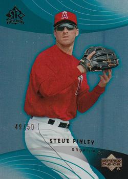2005 Upper Deck Reflections - Turquoise #55 Steve Finley Front