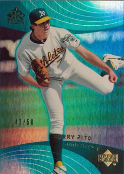 2005 Upper Deck Reflections - Turquoise #97 Barry Zito Front