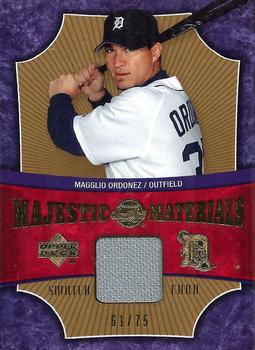 2005 Upper Deck Sweet Spot - Majestic Materials Gold #MM-MO Magglio Ordonez Front