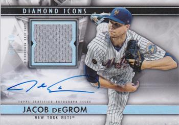 2019 Topps Diamond Icons - Single-Player Autograph Relics #SPA-JD Jacob deGrom Front