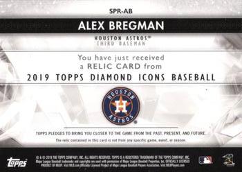 2019 Topps Diamond Icons - Single-Player Relics #SPR-AB Alex Bregman Back