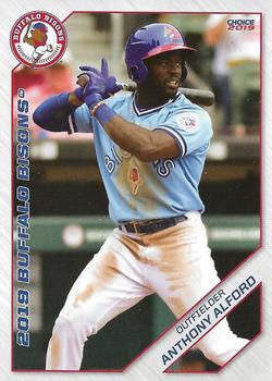 2019 Choice Buffalo Bisons #4 Anthony Alford Front