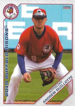 2019 Choice Buffalo Bisons #13 Andrew Guillotte Front
