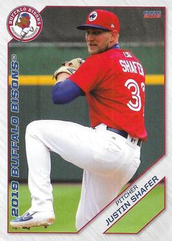 2019 Choice Buffalo Bisons #23 Justin Shafer Front