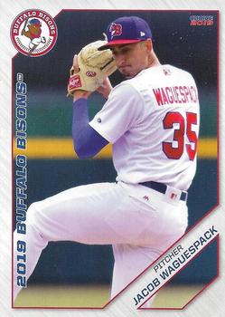 2019 Choice Buffalo Bisons #25 Jacob Waguespack Front