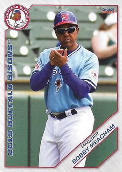 2019 Choice Buffalo Bisons #26 Bobby Meacham Front