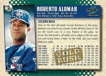 1995 Score - Gold Rush Redeemed Stamped #2 Roberto Alomar Back
