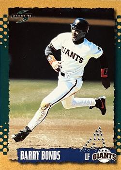 1995 Score - Gold Rush Redeemed Stamped #30 Barry Bonds Front