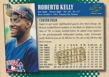 1995 Score - Gold Rush Redeemed Stamped #59 Roberto Kelly Back