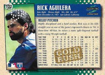 1995 Score - Gold Rush Redeemed Stamped #122 Rick Aguilera Back