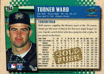 1995 Score - Gold Rush Redeemed Stamped #263 Turner Ward Back