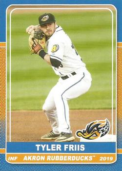 2019 Grandstand Akron RubberDucks #NNO Tyler Friis Front