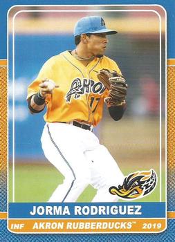 2019 Grandstand Akron RubberDucks #NNO Jorma Rodriguez Front