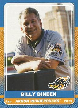 2019 Grandstand Akron RubberDucks #NNO Billy Dineen Front