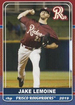 2019 Grandstand Frisco RoughRiders #NNO Jake Lemoine Front