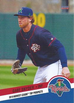 2019 Choice Midwest League Top Prospects #10 Gabe Snyder Front