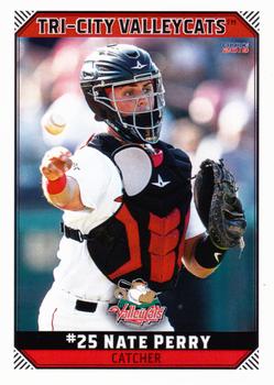 2019 Choice Tri-City ValleyCats #19 Nate Perry Front