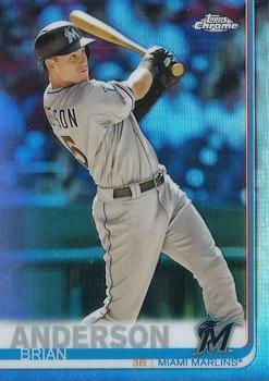 2019 Topps Chrome - Refractor #12 Brian Anderson Front