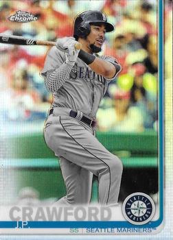 2019 Topps Chrome - Refractor #15 J.P. Crawford Front