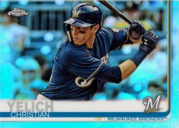 2019 Topps Chrome - Refractor #16 Christian Yelich Front