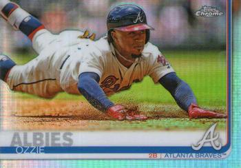 2019 Topps Chrome - Refractor #57 Ozzie Albies Front