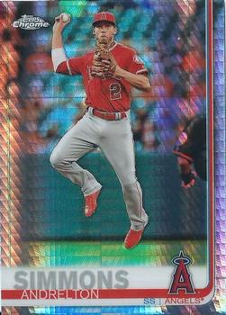 2019 Topps Chrome - Prism Refractor #4 Andrelton Simmons Front