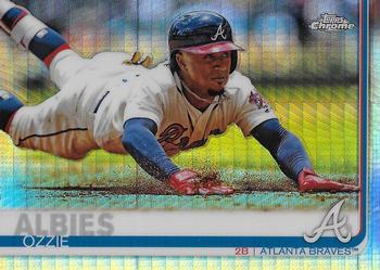 2019 Topps Chrome - Prism Refractor #57 Ozzie Albies Front